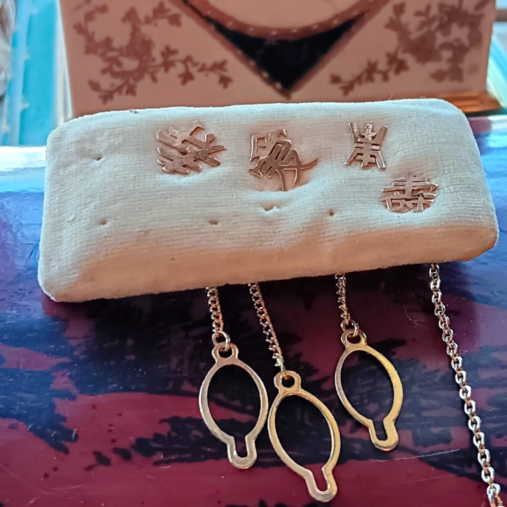 Vintage Chinese Tie Pins (Lucky)